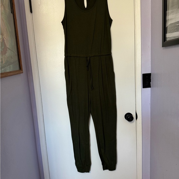 PrettyGarden Pants - Pretty Garden Dark Green Sleeveless Jumpsuit